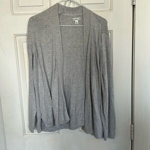 Croft & Barrow Grey cardigan size XL